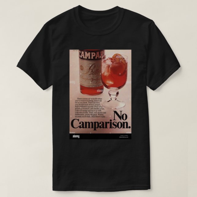 Camiseta campari (Diseño del anverso)