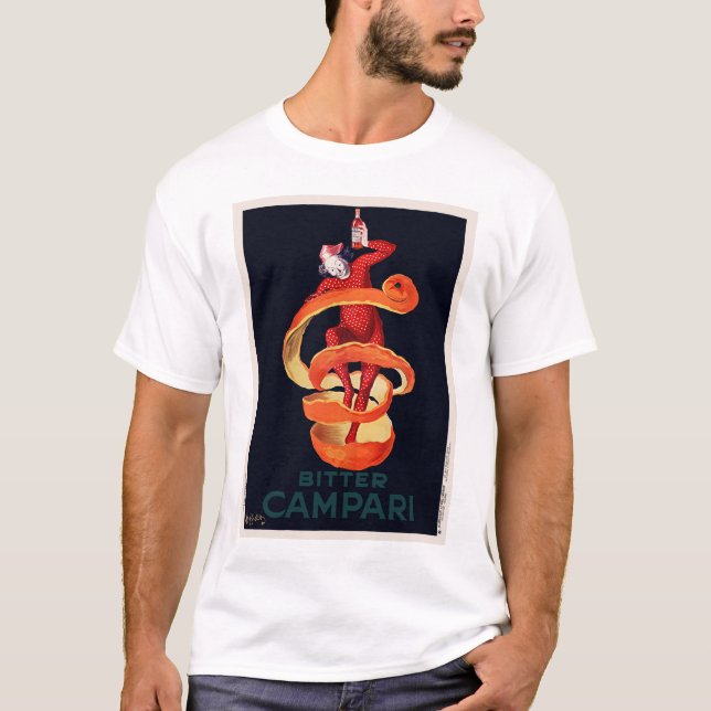 Camiseta Campari amargo por Cappiello (Anverso)