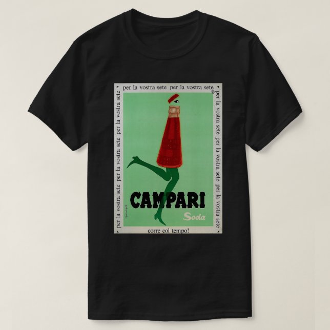 Camiseta Campari Soda Classic T Shirt (Diseño del anverso)