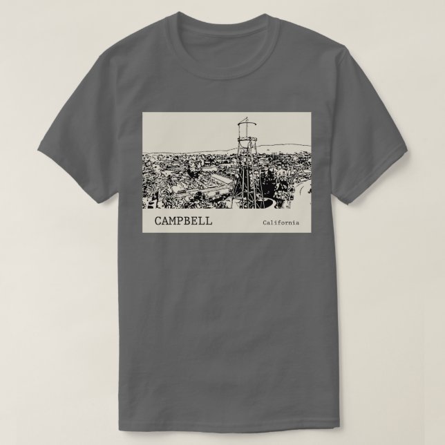 Camiseta Campbell California TShirt 1 (Diseño del anverso)