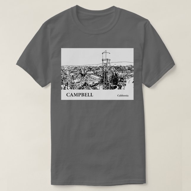 Camiseta Campbell California TShirt 2 (Diseño del anverso)