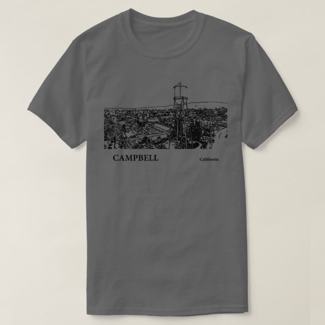Camiseta Campbell California TShirt 3 (Diseño del anverso)