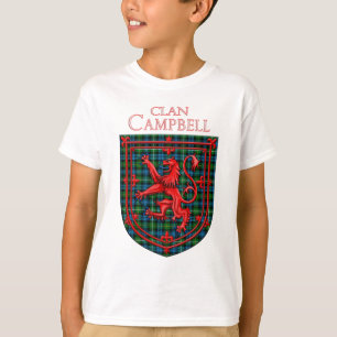 Camiseta Campbell de la Placa Argyll Tartan Scottish