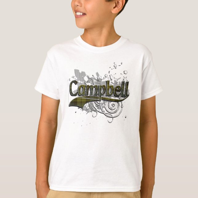 Camiseta Campbell Tartán Grunge (Anverso)