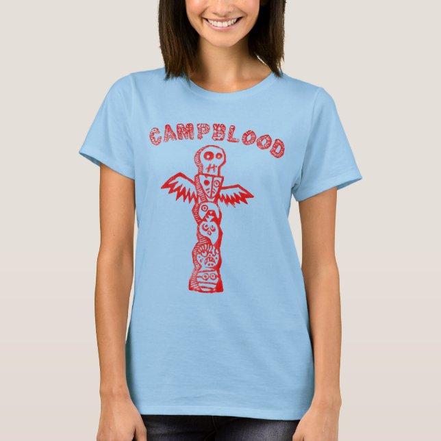 Camiseta CampBlood Tee de damas (Anverso)
