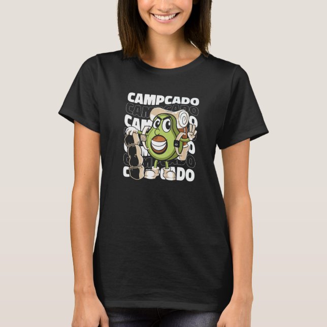 Camiseta Campcado Tenting Campfire Campking Senking Ca (Anverso)
