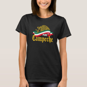 Camiseta Campeche México Puro Campeche Aguila Amarilla