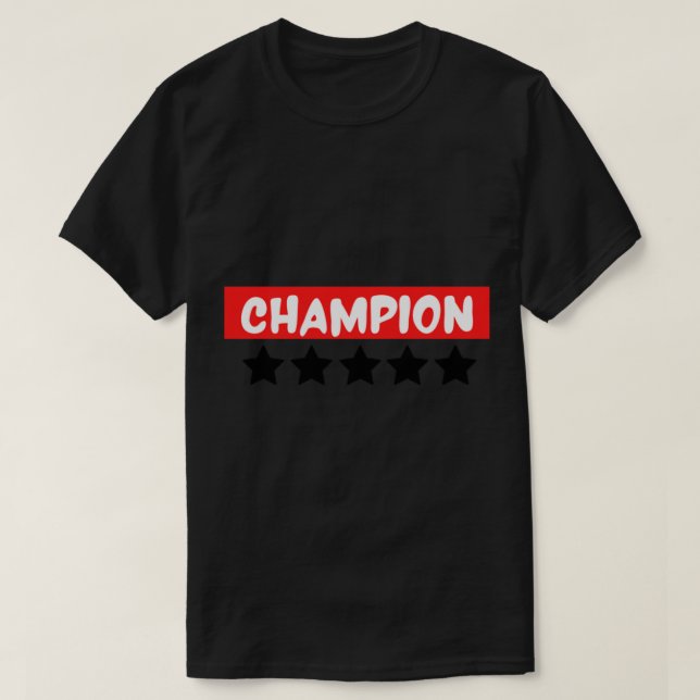 Camiseta Campeón (Diseño del anverso)