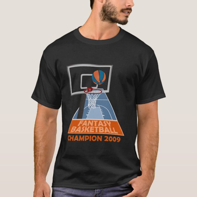 Camiseta Campeón 2009 del baloncesto de la fantasía (Anverso)