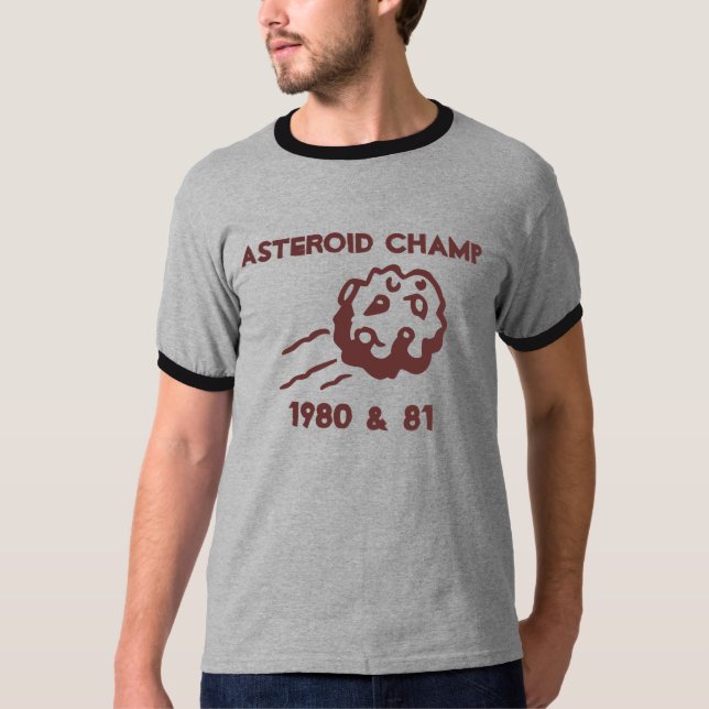 CAMISETA CAMPEÓN ASTEROIDE EL AN O 80 Y 81 (Anverso)