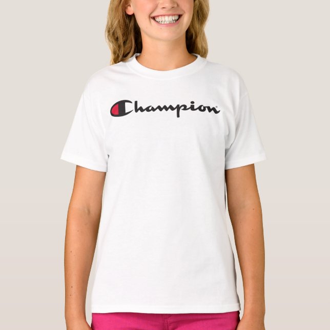 Camiseta Campeón básico de chicas (Anverso)