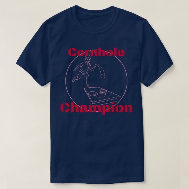 Camiseta Campeón de agujero de maíz (Diseño del anverso)