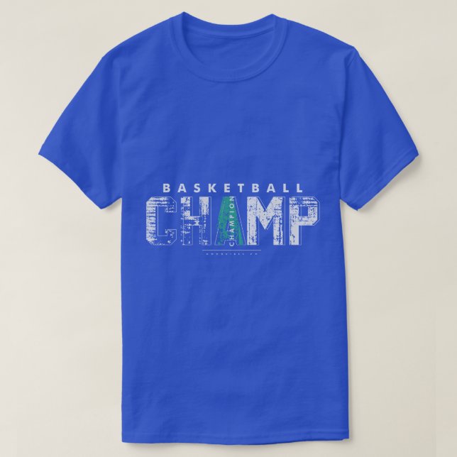 Camiseta Campeón de baloncesto (Diseño del anverso)