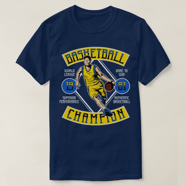 Camiseta Campeón de baloncesto (Diseño del anverso)