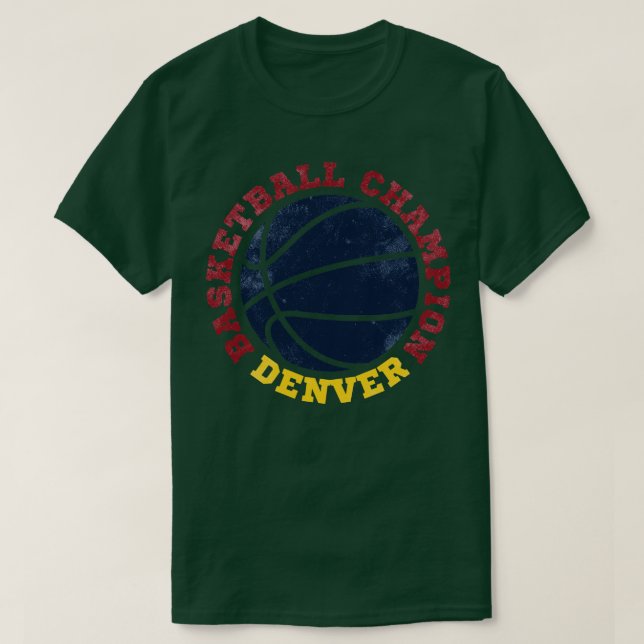Camiseta Campeón de baloncesto de Denver (Diseño del anverso)