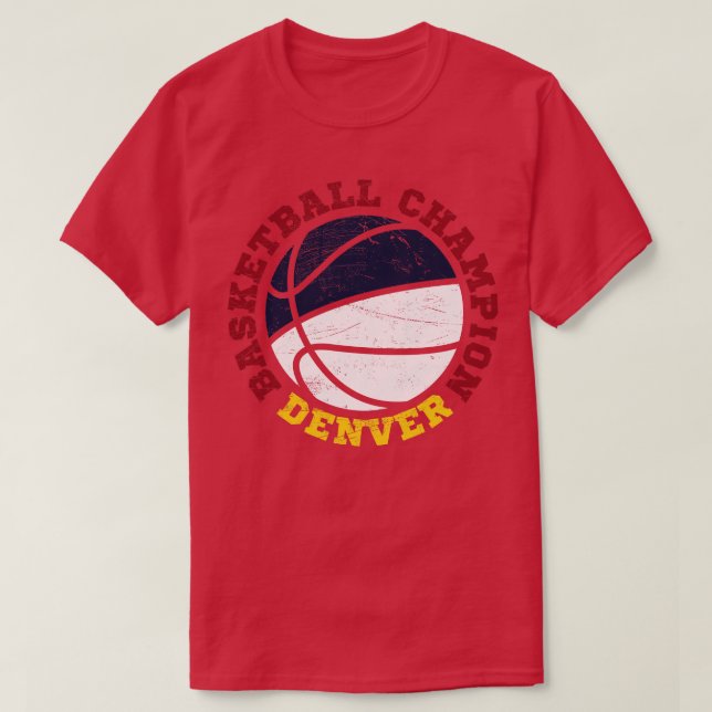 Camiseta Campeón de baloncesto Denver 2 (Diseño del anverso)
