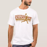 Camiseta Campeón de béisbol vintage Ringer T-Shirt<br><div class="desc">A los aficionados al béisbol les encantará esta camiseta de jengibre de estilo rebotador que rinde homenaje al deporte, que todos jugamos en la clase de gimnasia. El diseño dice: "Campeón de béisbol" y muestra una silueta de un jugador tirando una pelota. Hace un gran regalo de vuelta a la...</div>