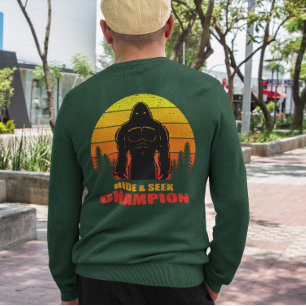 Camiseta Campeón de Bigfoot Hide and Seek