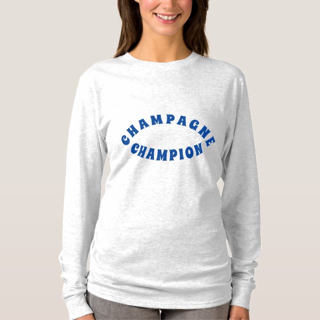 Camiseta Campeón de champagne (Anverso)