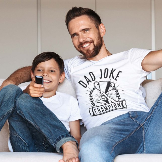 Camiseta Campeón de Chiste de papá (Subido por el creador)