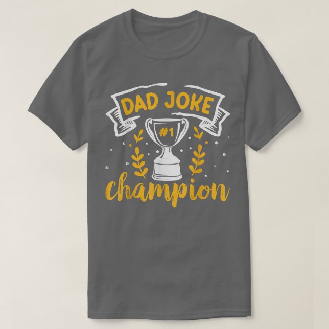 Camiseta Campeón de Chistes de papá  (Diseño del anverso)