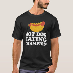 Camiseta Campeón de Comer Hot Dogs
