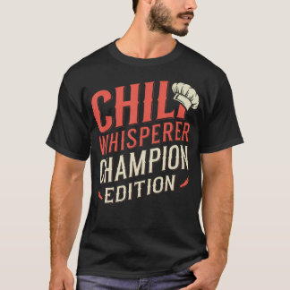 Camiseta Campeón de Concurso de Chili Susurrador de Chili C
