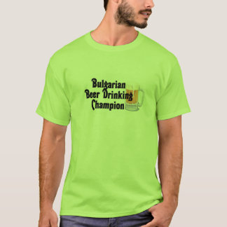 Camiseta Campeón de consumición de la cerveza búlgara