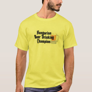 Camiseta Campeón de consumición de la cerveza húngara