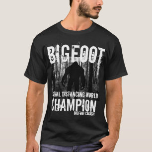 Camiseta campeón de distanciamiento social de Bigfoot