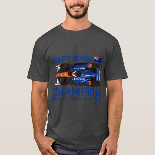 Camiseta Campeón de Dixon 2020 texto azul (Anverso)