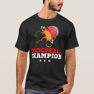 Camiseta campeón de dodgeball para un jugador de dodgeball