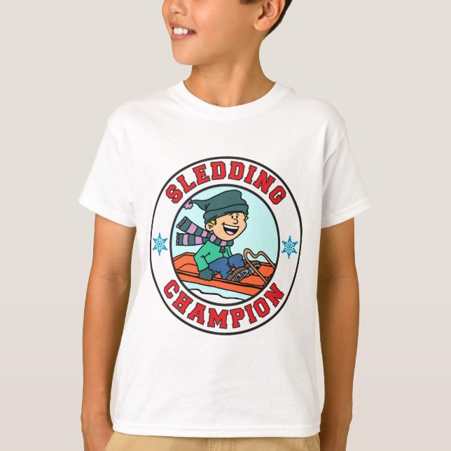 Camiseta Campeón de duelo Personalizado niño (Anverso)