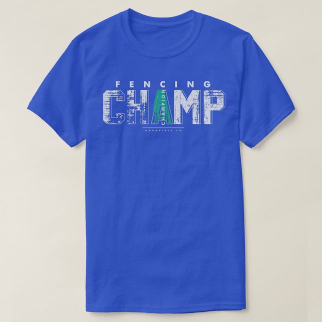 Camiseta Campeón de esgrima1 (Diseño del anverso)