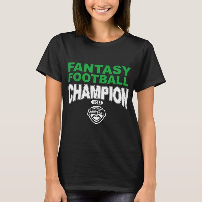 Camiseta Campeón de Fantasía de Fútbol Veintidós (Anverso)