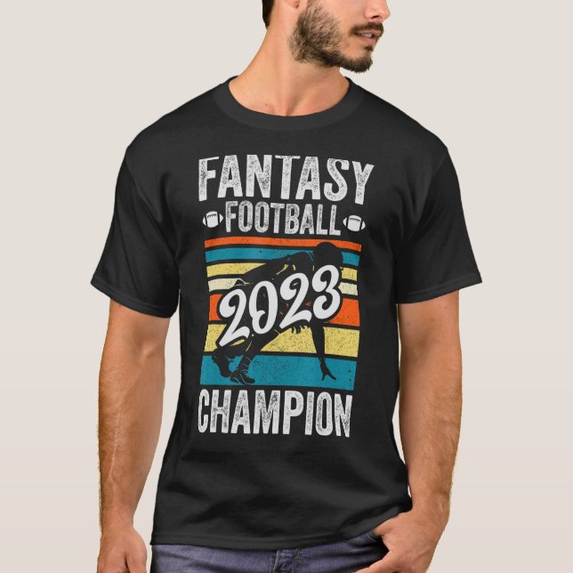 Camiseta Campeón de Fantasy League Ganador Fantasy Football (Anverso)