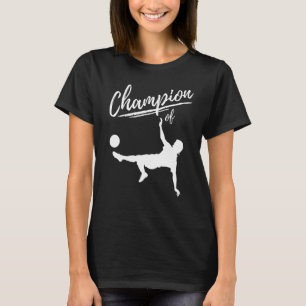 Camiseta Campeón de fútbol jugador de fútbol