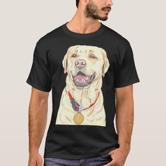 Camiseta Campeón de Golden Retriever (Anverso)
