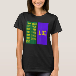 Camiseta Campeón de Historia de Green Year Bay Wisconsin