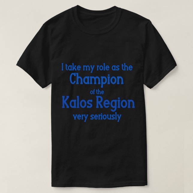 Camiseta Campeón de Kalos (Diseño del anverso)