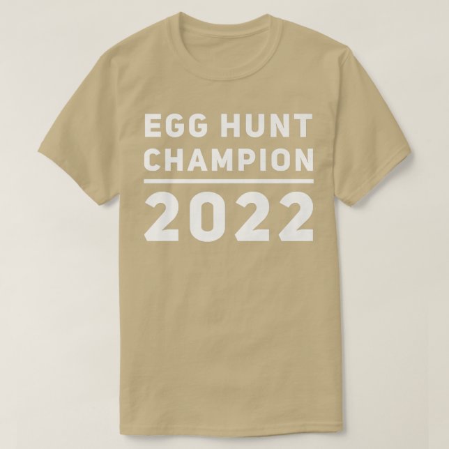 Camiseta Campeón de la cacería de huevos 2022 Nuevo embaraz (Diseño del anverso)