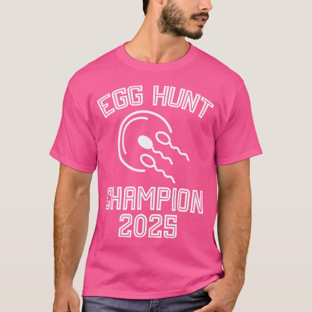 Camiseta Campeón de la cacería de huevos 2025 es la primera (Anverso)