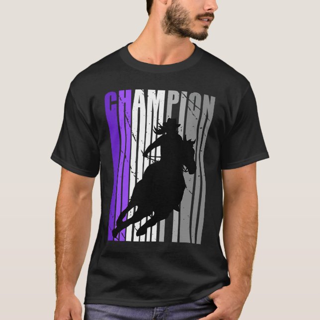 Camiseta Campeón de la Carreras de barril de la granja de m (Anverso)