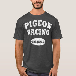 Camiseta Campeón de la Carreras de paloma vintage con probl