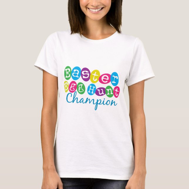 Camiseta Campeón de la caza del huevo de Pascua (Anverso)