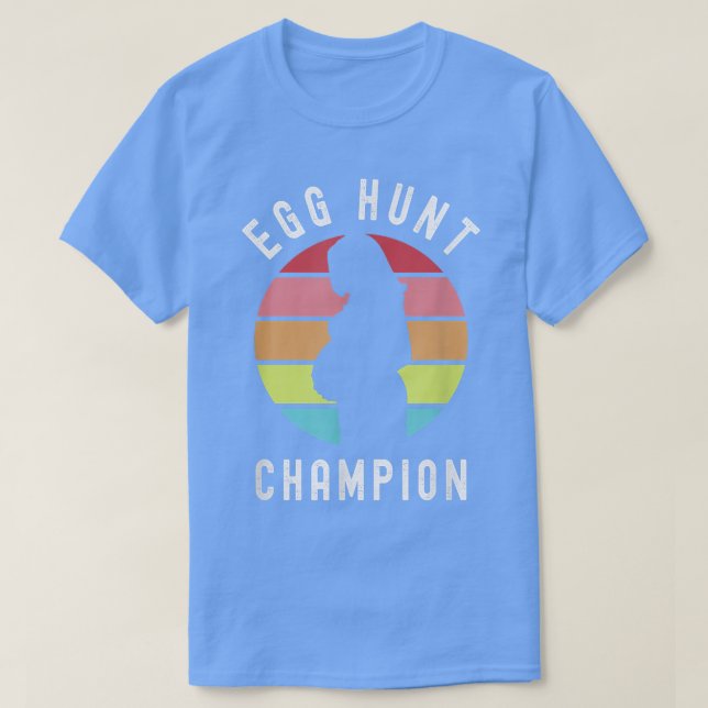 Camiseta Campeón de la caza del huevo: novedad de la primav (Diseño del anverso)