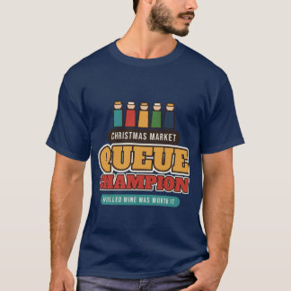 Camiseta Campeón de la cola del mercado de Navidad