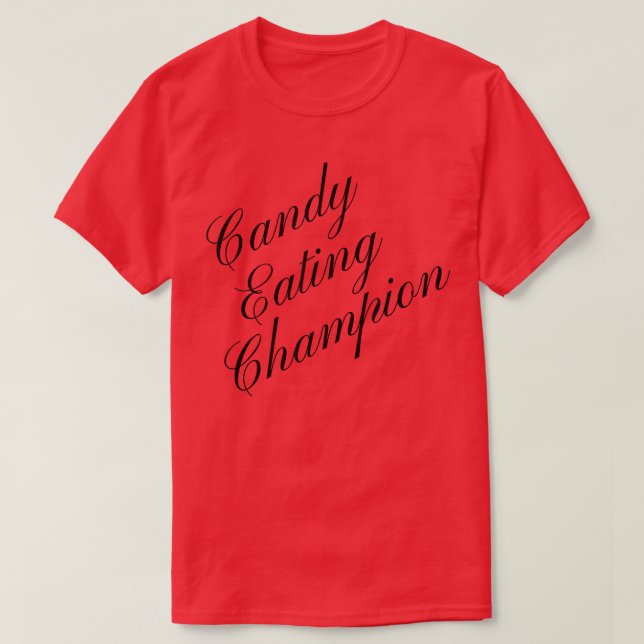Camiseta Campeón de la Comida de Vándalos Cont de Comida Co (Diseño del anverso)