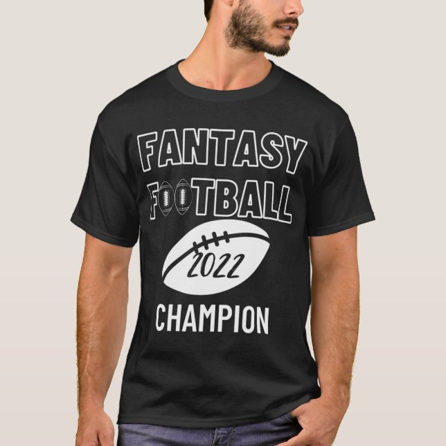 Camiseta Campeón de la Fantasy Football League 2022 Foot (Anverso)
