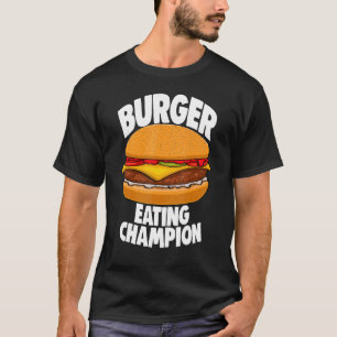 Camiseta Campeón de la hamburguesa Tees Women Foodie